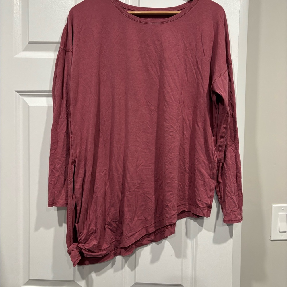 lululemon athletica Long Sleeve Top - mauve